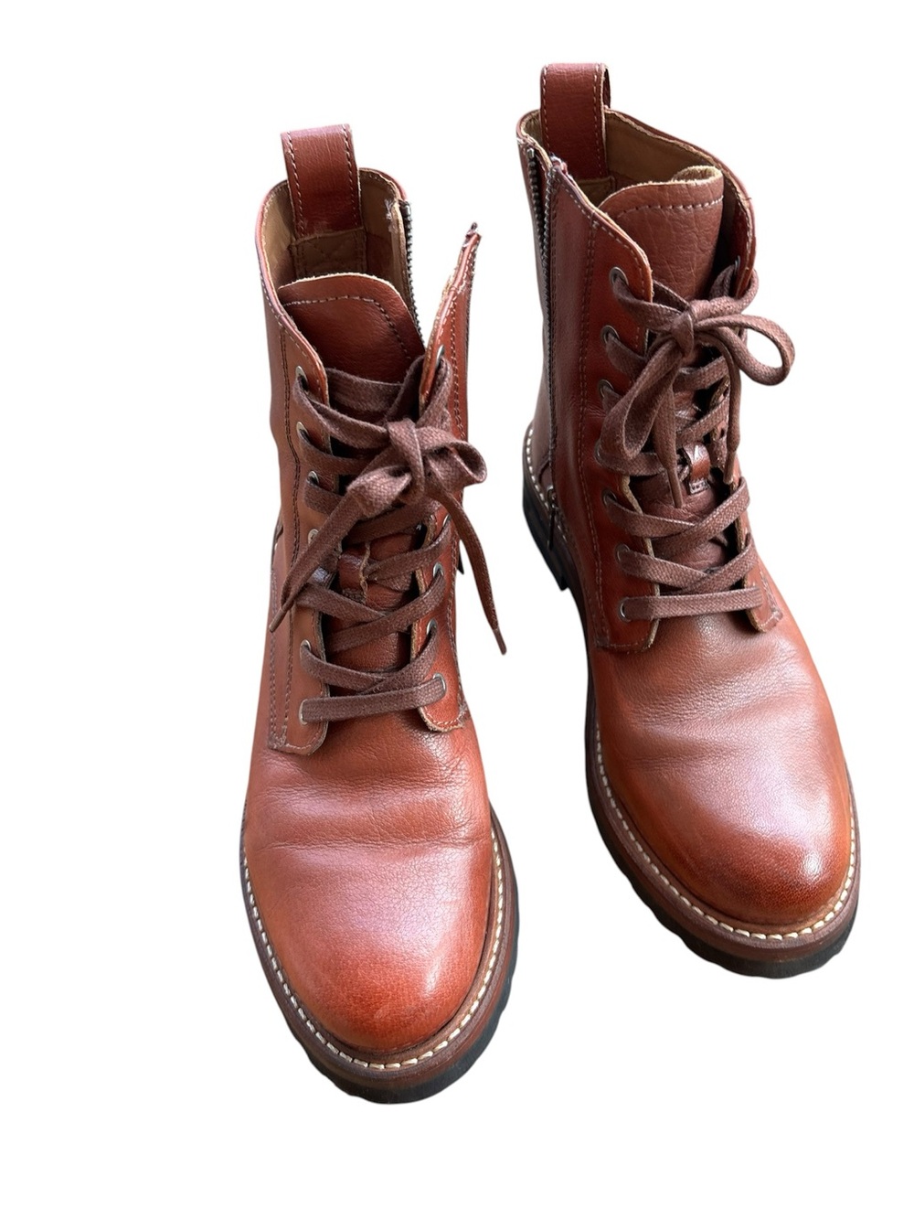 Frye Women’s Leather Lace-Up Boots – Size 7.5M - Picture 8 of 13